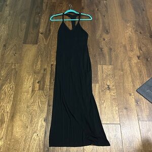Ecote Maxi Black Dress Size Medium